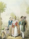 The Jardin Des Tuileries, from 'Tableau De Paris' (W/C on Paper)-Georg Emanuel Opitz-Giclee Print