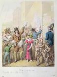 Russian Cossacks and a Supplicant-Georg Emanuel Opitz-Framed Giclee Print