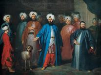 Mehmed Said Efendi and His Retinue, 1740S-Georg Engelhard Schroeder-Giclee Print