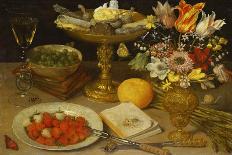 Still Life with Flowers and Snack, C1630-C1635-Georg Flegel-Giclee Print