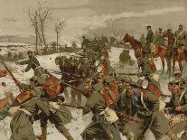 Battle of the Lisaine, Franco-Prussian War, 15-17 January 1871-Georg Koch-Framed Giclee Print