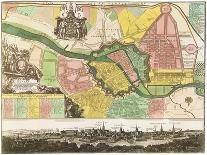 Map of Berlin City. 1740-Georg Matthaus Seutter-Framed Giclee Print