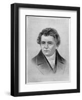 Georg Simon Ohm German Physicist-Georges Dary-Framed Art Print