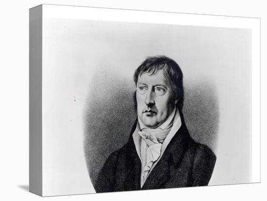 Georg Wilhelm Friedrich Hegel, Engraved by F.W Bollinger, C.1825-Johann Christian Xeller-Stretched Canvas