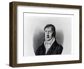 Georg Wilhelm Friedrich Hegel, Engraved by F.W Bollinger, C.1825-Johann Christian Xeller-Framed Giclee Print