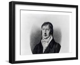 Georg Wilhelm Friedrich Hegel, Engraved by F.W Bollinger, C.1825-Johann Christian Xeller-Framed Giclee Print
