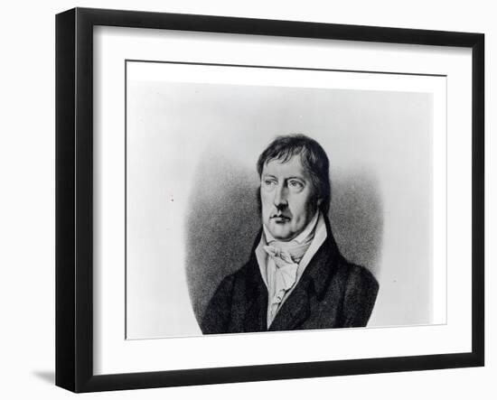 Georg Wilhelm Friedrich Hegel, Engraved by F.W Bollinger, C.1825-Johann Christian Xeller-Framed Giclee Print