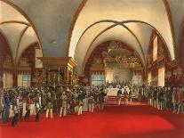 The Anointing of Tsar Alexander II of Russia, Moscow, 1856-Georg Wilhelm Timm-Mounted Giclee Print