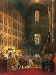 The Anointing of Tsar Alexander II of Russia, Moscow, 1856-Georg Wilhelm Timm-Framed Giclee Print