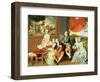 George, 3rd Earl Cowper, with the Family of Charles Gore, c.1775-Johann Zoffany-Framed Giclee Print