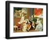 George, 3rd Earl Cowper, with the Family of Charles Gore, c.1775-Johann Zoffany-Framed Premium Giclee Print