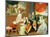 George, 3rd Earl Cowper, with the Family of Charles Gore, c.1775-Johann Zoffany-Mounted Premium Giclee Print