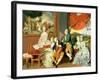 George, 3rd Earl Cowper, with the Family of Charles Gore, c.1775-Johann Zoffany-Framed Giclee Print