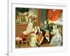 George, 3rd Earl Cowper, with the Family of Charles Gore, c.1775-Johann Zoffany-Framed Giclee Print