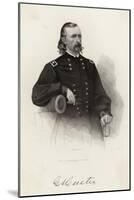 George a Custer American Soldier Probably Circa 1863-Rogers-Mounted Art Print