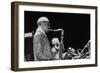 George Adams (Tenor Saxophone) Playing at the Newport Jazz Festival, Middlesbrough, 1978-Denis Williams-Framed Photographic Print