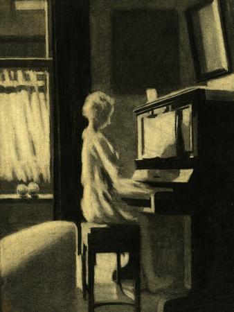 Dorothy Playing the Piano, 30th November 1931