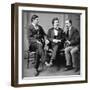 George Alfred Townsend, Mark Twain and David Gray, 1871-Science Source-Framed Premium Giclee Print