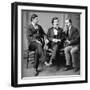 George Alfred Townsend, Mark Twain and David Gray, 1871-Science Source-Framed Premium Giclee Print