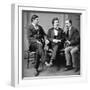 George Alfred Townsend, Mark Twain and David Gray, 1871-Science Source-Framed Giclee Print