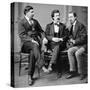 George Alfred Townsend, Mark Twain and David Gray, 1871-Science Source-Stretched Canvas