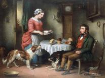 A Terrier and a King Charles Spaniel Scaring a Rat-George Armfield-Giclee Print