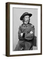 George Armstrong Custer, 1839-1876-null-Framed Art Print