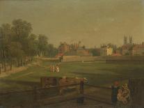 View from the Excavations of Highgate Tunnel, London, 1812-George Arnald-Stretched Canvas