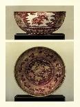 Oriental Bowl and Plate I-George Ashdown Audsley-Framed Stretched Canvas