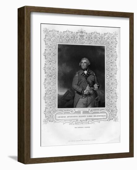 George Augustus Eliott (1717-179), 1st Baron Heathfield, 19th Century-H Robinson-Framed Giclee Print