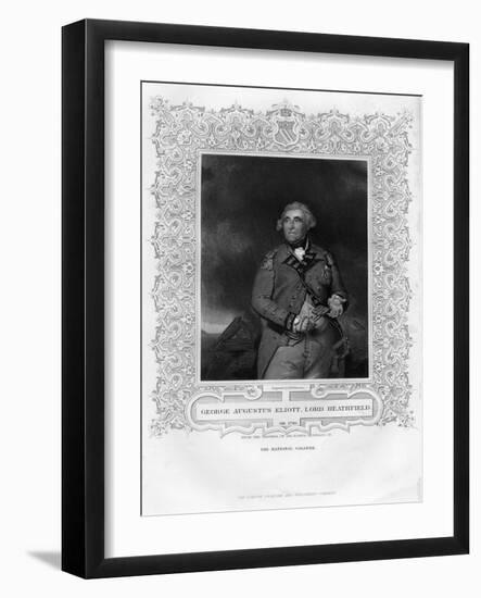 George Augustus Eliott (1717-179), 1st Baron Heathfield, 19th Century-H Robinson-Framed Giclee Print