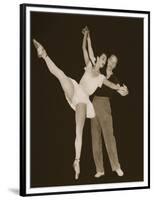 George Balanchine with Tamara Toumanova, from 'Grand Ballet De Monte-Carlo', 1949 (Photogravure)-French Photographer-Framed Premium Giclee Print