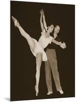 George Balanchine with Tamara Toumanova, from 'Grand Ballet De Monte-Carlo', 1949 (Photogravure)-French Photographer-Mounted Premium Giclee Print