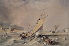Coast Scene with Fishing Boats-George Balmer-Giclee Print