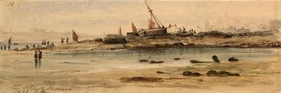 Coast Scene with Fishing Boats-George Balmer-Giclee Print