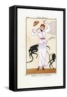 George Barbier Illustration.-Georges Barbier-Framed Stretched Canvas