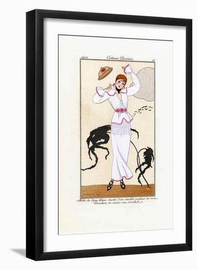 George Barbier Illustration.-Georges Barbier-Framed Giclee Print