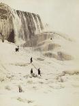 Les chutes du Niagara, au fond, vue de la ville-George Barker-Giclee Print