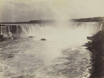 Les chutes du Niagara, au fond vue de la ville-George Barker-Giclee Print