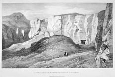 Approach to the Tombs of the Kings at Thebes, 19th Century-George Barnard-Framed Giclee Print