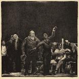 Dempsey and Firpo-George Bellows-Giclee Print