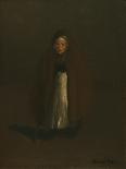 Girl under Arched Bridge (Oil on Canvas)-George Benjamin Luks-Giclee Print