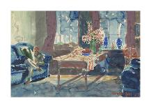 Self-Portrait: Interior of My New York Apartment, 1927-George Benjamin Luks-Premium Giclee Print