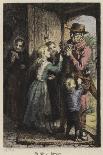 A Christmas Kiss-George Bernard O'neill-Giclee Print
