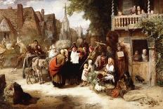 Market Day, the Arrival of the Hippodrome-George Bernard O'neill-Giclee Print