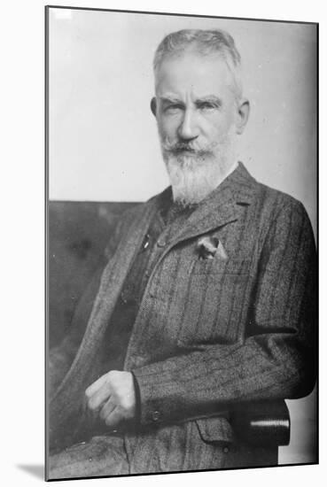 George Bernard Shaw, 1914-George Grantham Bain-Mounted Photographic Print