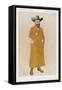 George Bernard Shaw British Playwright and Critic in a Long Check Coat-Alick P.f. Ritchie-Framed Stretched Canvas