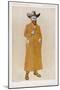 George Bernard Shaw British Playwright and Critic in a Long Check Coat-Alick P.f. Ritchie-Mounted Art Print