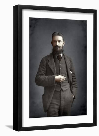 George Bernard Shaw, Irish Dramatist, Critic and Fabian, 1893-W&d Downey-Framed Giclee Print