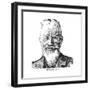 George Bernard Shaw, Irish Playwright, 1926-Brill-Framed Giclee Print